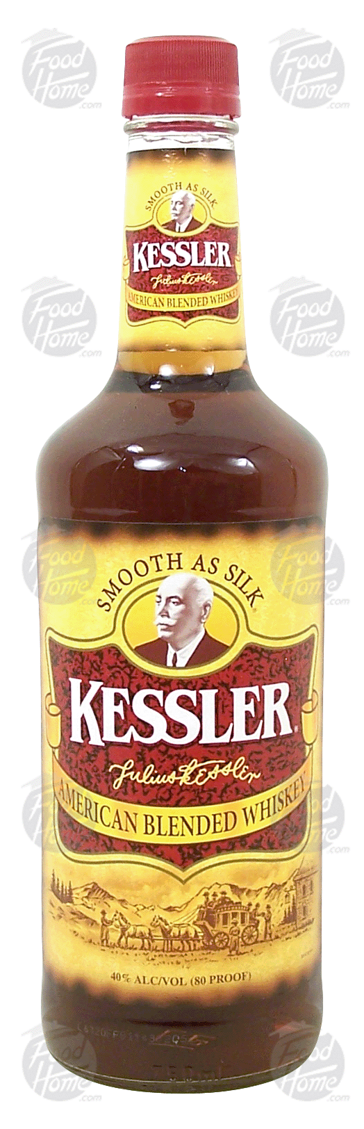 Kessler  american blended whiskey, 40% alc. by vol. Full-Size Picture